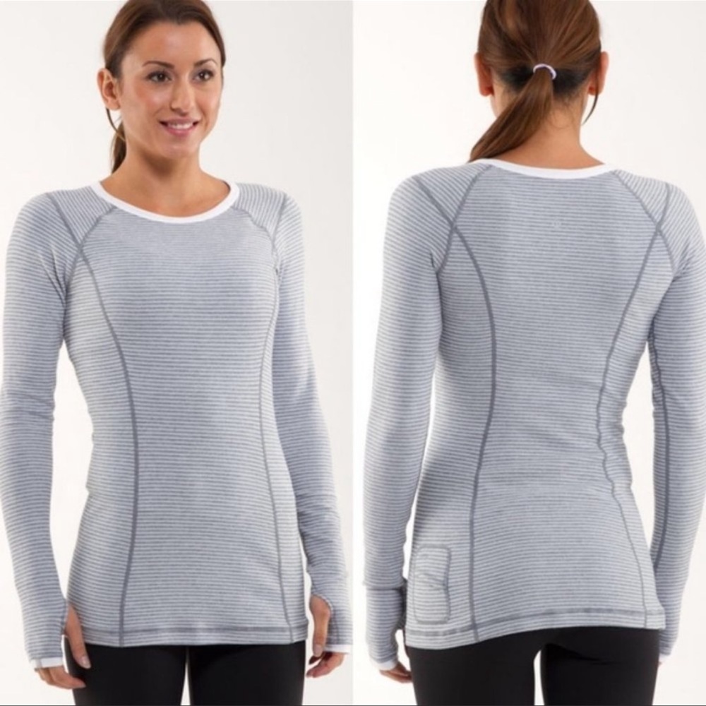 Lululemon Run: Turn Around Reversible Rulu Long Sleeve